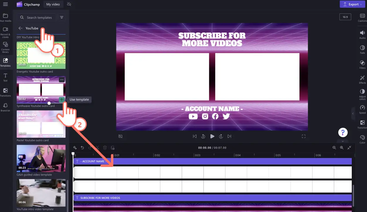 6yoskqtevaf6v25n1giyqa Video şablonu seçen bir kullanıcının resmi.