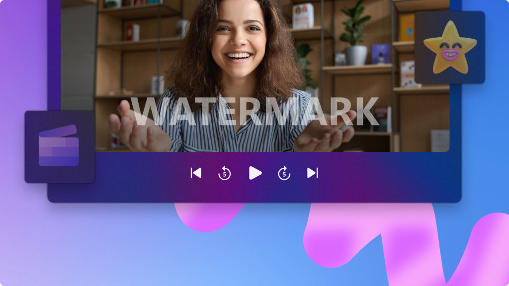 Videolara çevrimiçi olarak filigran ekleme