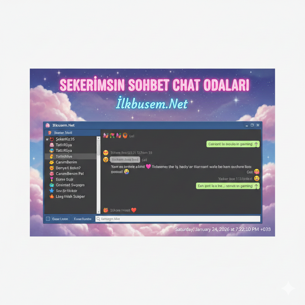 Sekerimsin Sohbet Chat Odaları