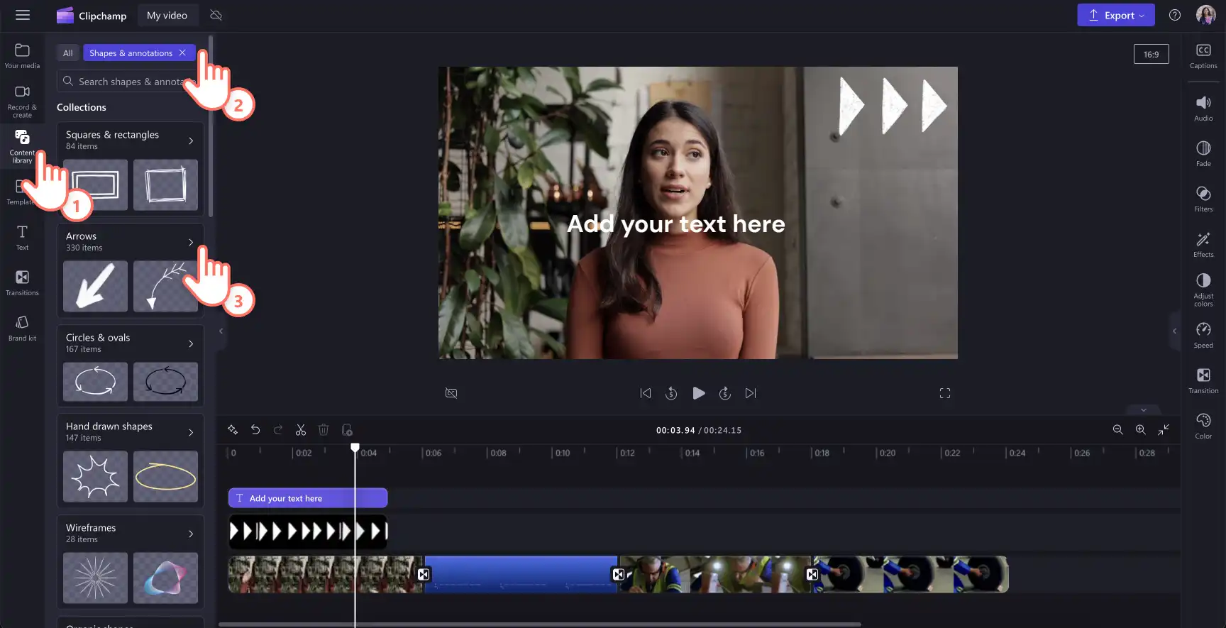 2048-52 Videoya ek açıklamalar ekleyen bir kullanıcının resmi.