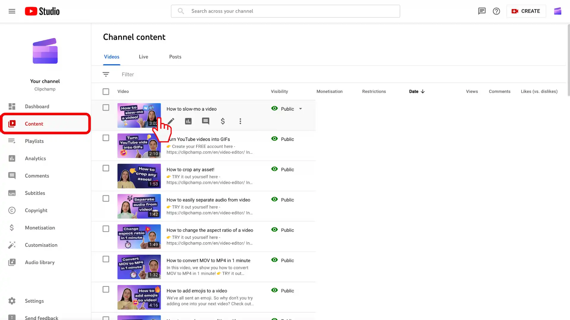 YouTube açıklamaları için ana kılavuz